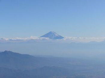 赤岳から見る富士山